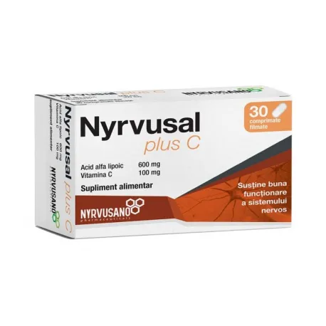 Nyrvusal plus C, 30 comprimate filmate