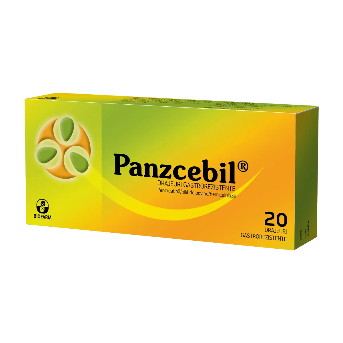 Panzcebil 20 drajeuri-Biofarm