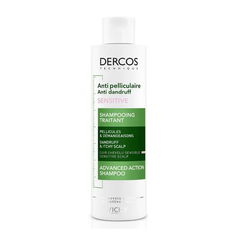 DERCOS SAMPON ANTIMATREATA PIELEA CAPULUI SENSIBILA 200ML, VICHY