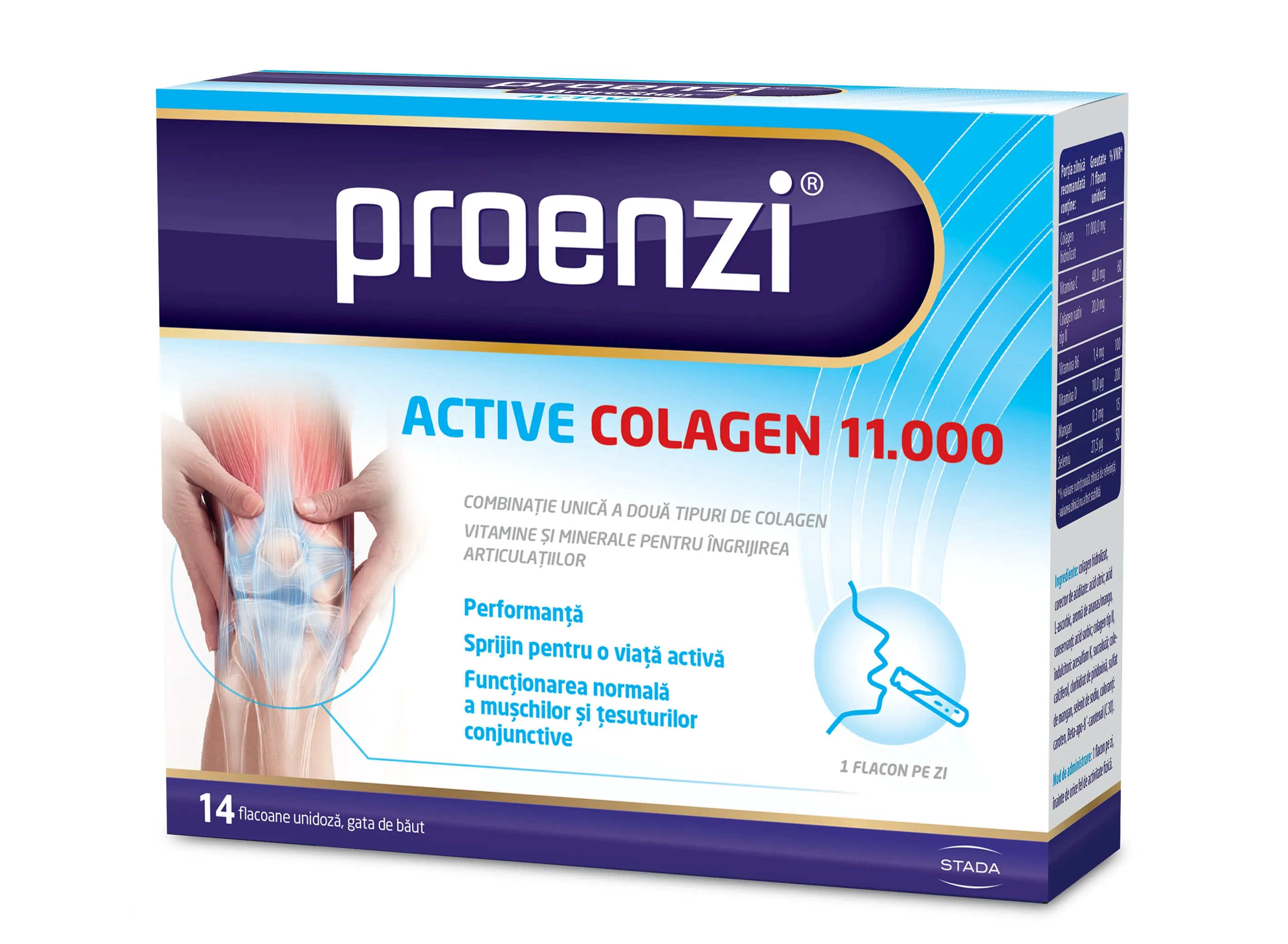 Proenzi Artrostop Active, 14 flacoane unidoza, Walmark