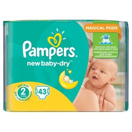 Pampers Active Baby nr. 2 (4-8 kg) x 43 bucati