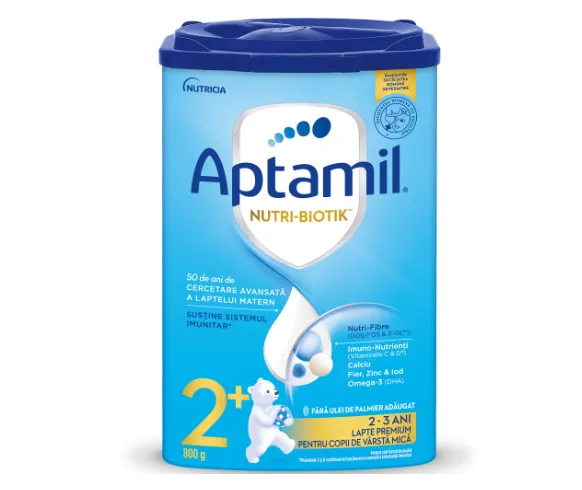 Aptamil 2+, lapte premium pentru copii de varsta mica, 800 gr, 24-36 luni