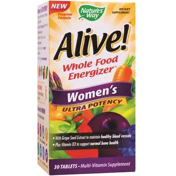 Alive Once Daily Women Ultra Nature's Way, 30 tablete, Secom