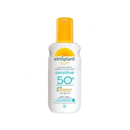 Lotiune pentru protectie solara cu SPF 50+ Optimum Sun, 200 ml, Elmiplant