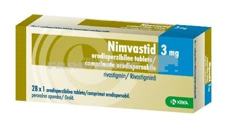 NIMVASTID 1,5mg x 28 CAPS. 1.5mg KRKA ,D.D., NOVO MES