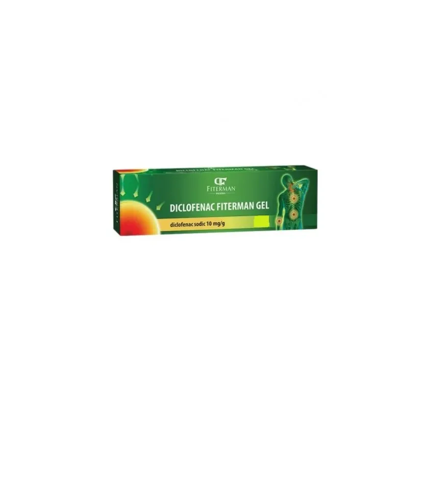 DICLOFENAC 10MG/G GEL X 50G FITERMAN