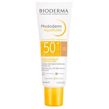 Protectie solara SPF 50+ Photoderm MAX Aquafluide Doree Golden, 40ml, Bioderma