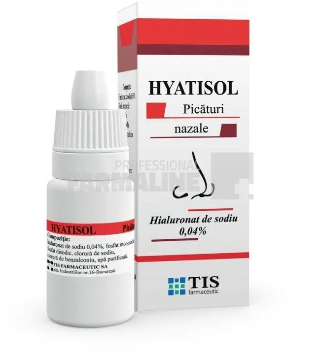 Hyatisol Picaturi nazale 10 ml