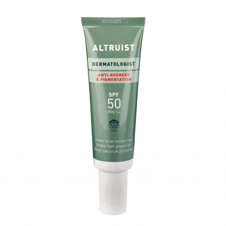 Crema colorata anti-roseata si anti-pete cu protectie solara SPF 50, 30 ml, Altruist