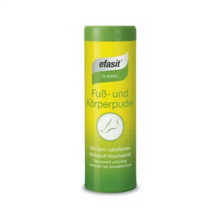 Efasit pudra deo activa pentru picioare si corp 75g