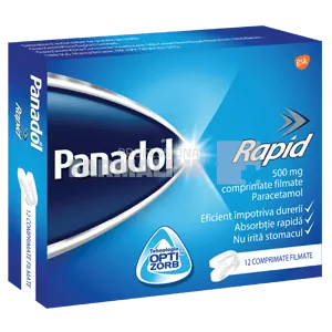 Panadol Rapid 500 mg 12 comprimate filmate