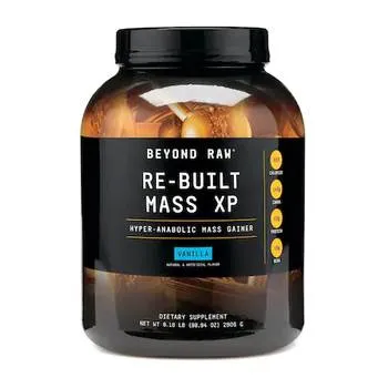 Proteina din zer cu aroma de vanilie Re-Built Mass XP, 2805g, Beyond Raw