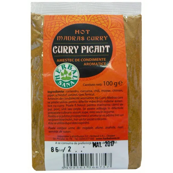 Curry picant 100g - Herbavit