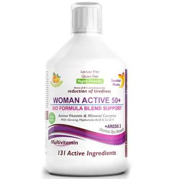 Multivitamine Woman Active 50+, 500ml, Swedish Nutra