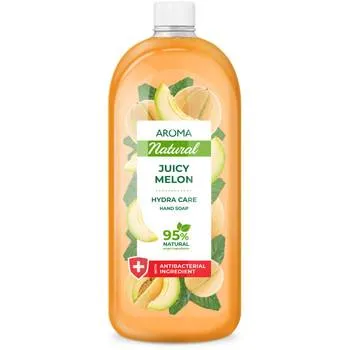 Rezerva sapun lichid Juicy Melon Natural, 900ml, Aroma