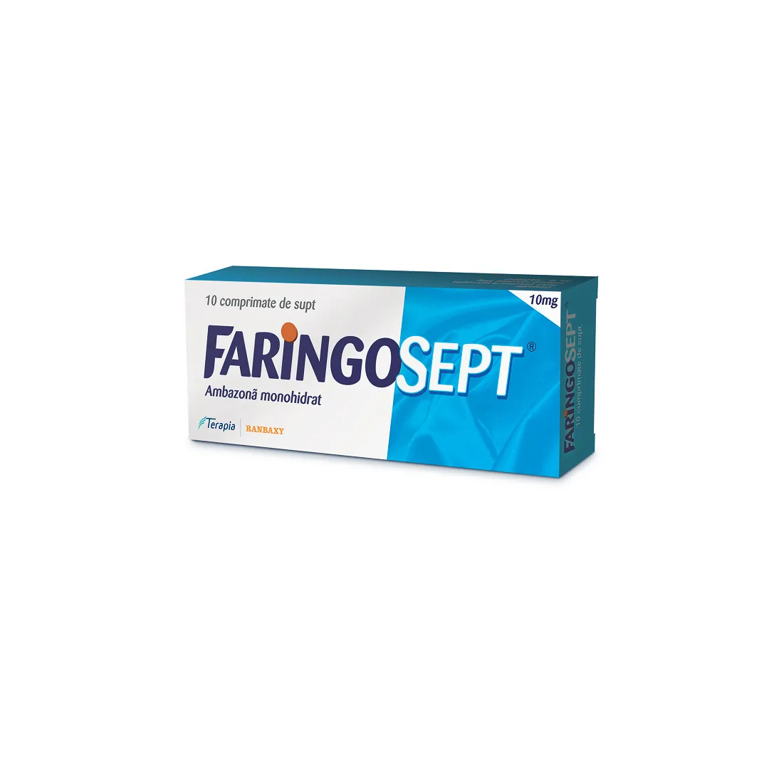 Faringosept 10mg, 10 comprimate, Terapia