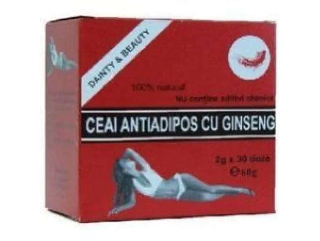 Ceai anti-adipos cu ginsengin Bio-sante x 30 plicuri