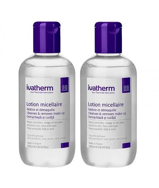 Pachet Lotiune Micelara, 250 ml + 250 ml GRATUIT, Ivatherm