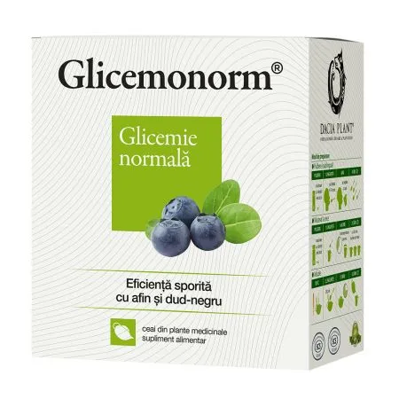 Ceai glicemonorm, 50g, Dacia Plant