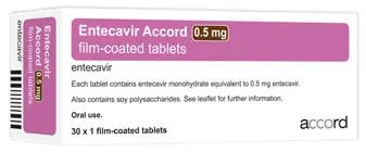 ENTECAVIR ACCORD 0,5 mg X 30