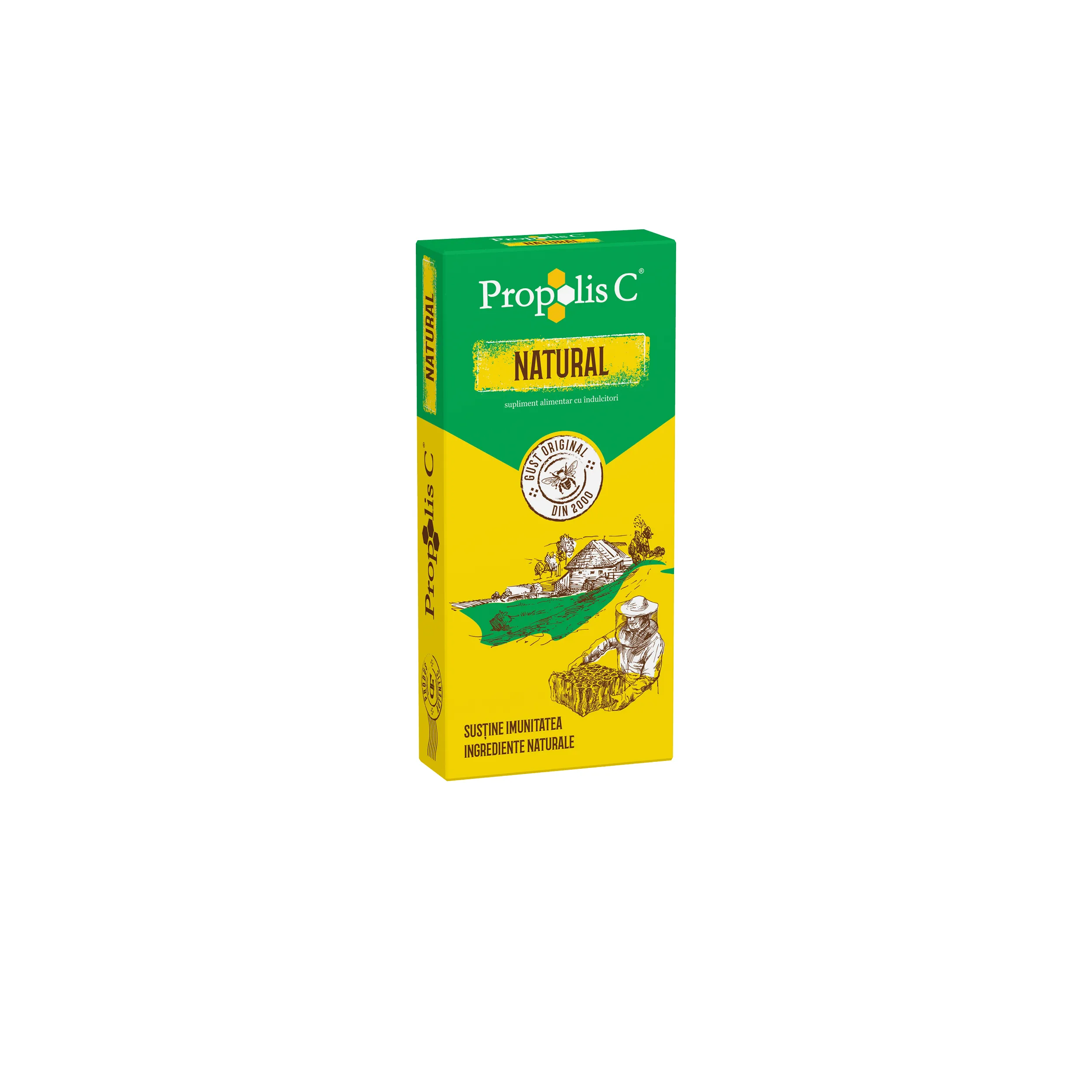 Propolis C Natural, 30 comprimate, Fiterman