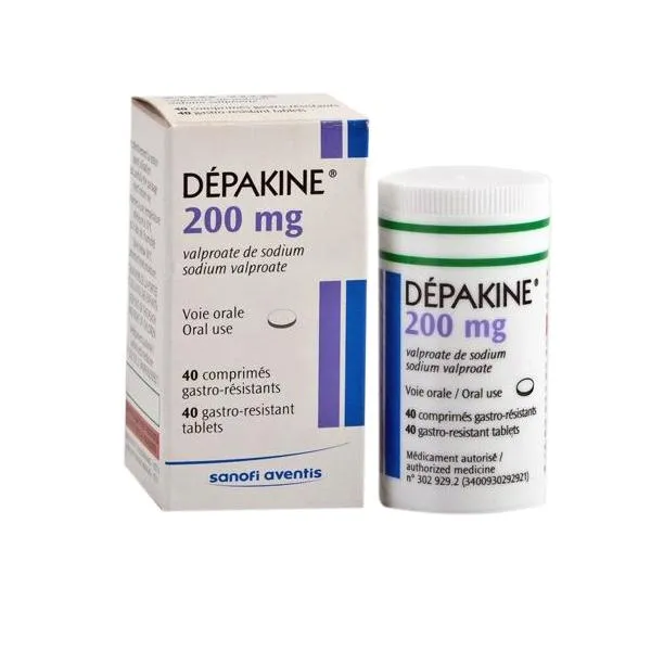 DEPAKINE 200 mg x 40 COMPR. GASTROREZ. 200mg SANOFI-AVENTIS FRANC
