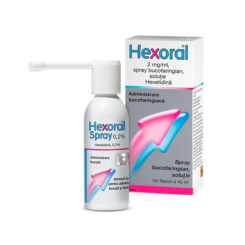 Hexoral 2mg/ml Spray bucofaringian x 40ml