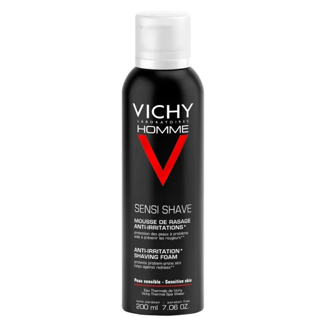 VICHY HOMME SPUMA PENTRU BARBIERIT ANTI-IRITATII 200ML