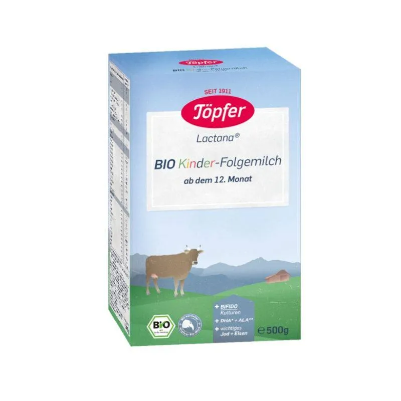 TOPFER Kinder Organic Follow-on milk lapte praf, 500 g