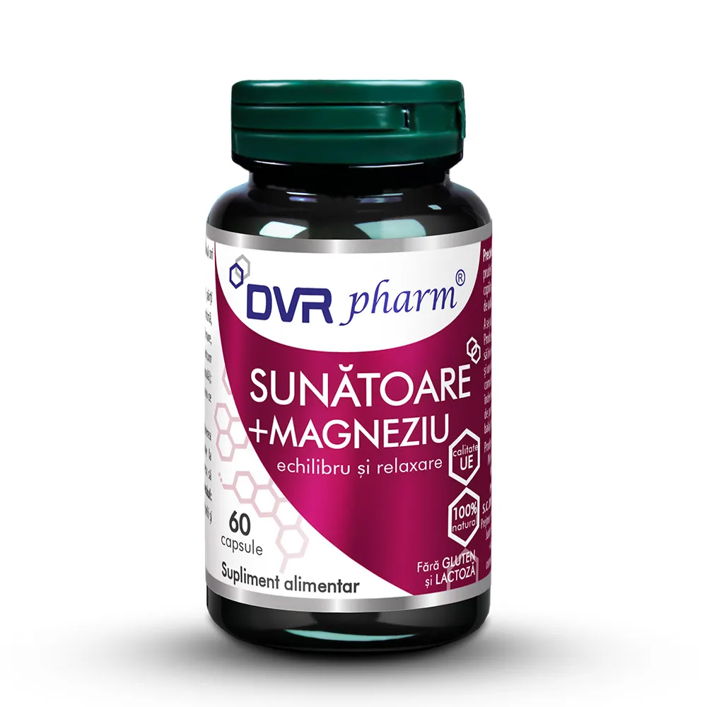 Sunatoare + Magneziu, 60 capsule, Dvr Pharma