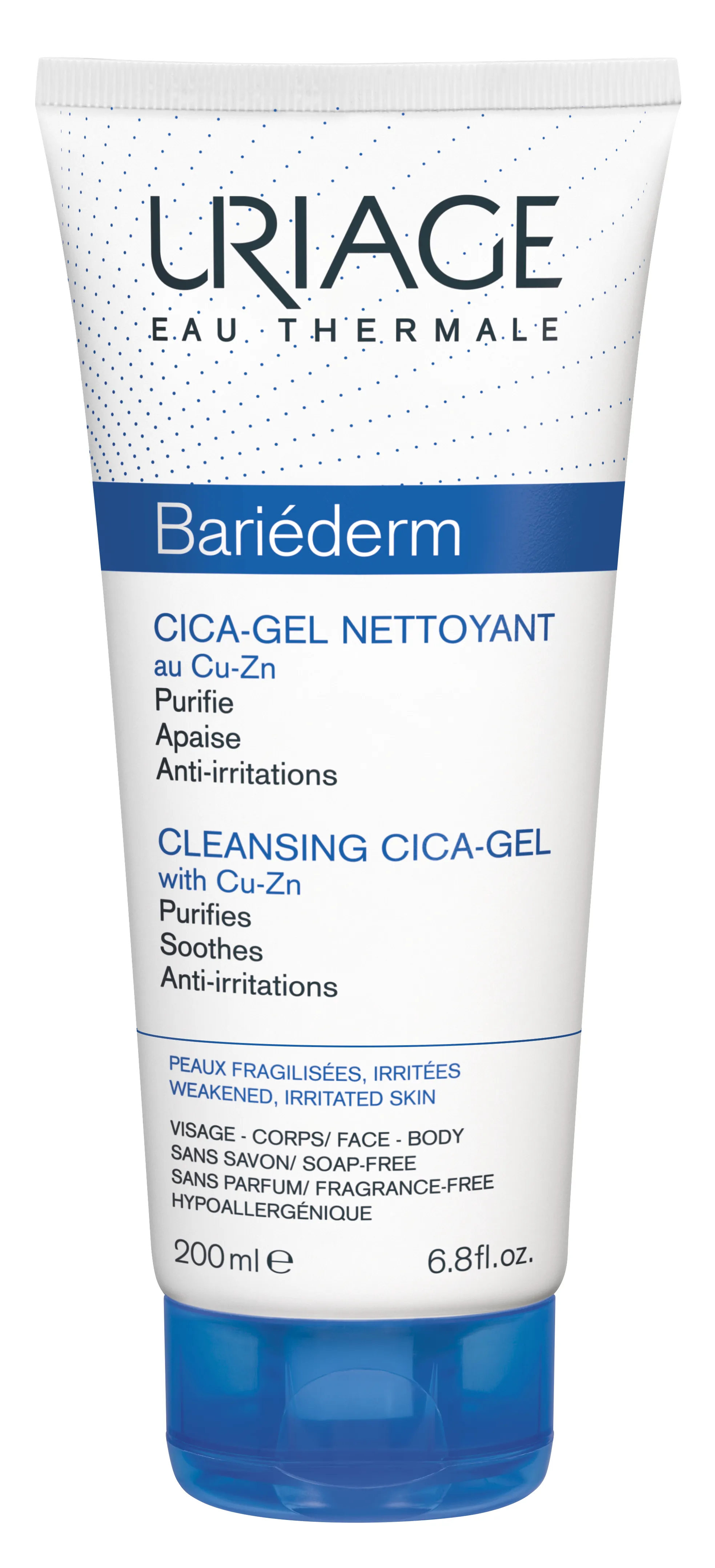 Uriage Bariederm Cica-Gel de curatare 200ml