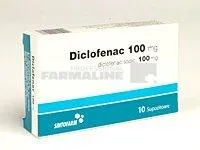 DICLOFENAC 100 mg x 10 SUPOZ. 100mg SINTOFARM SA