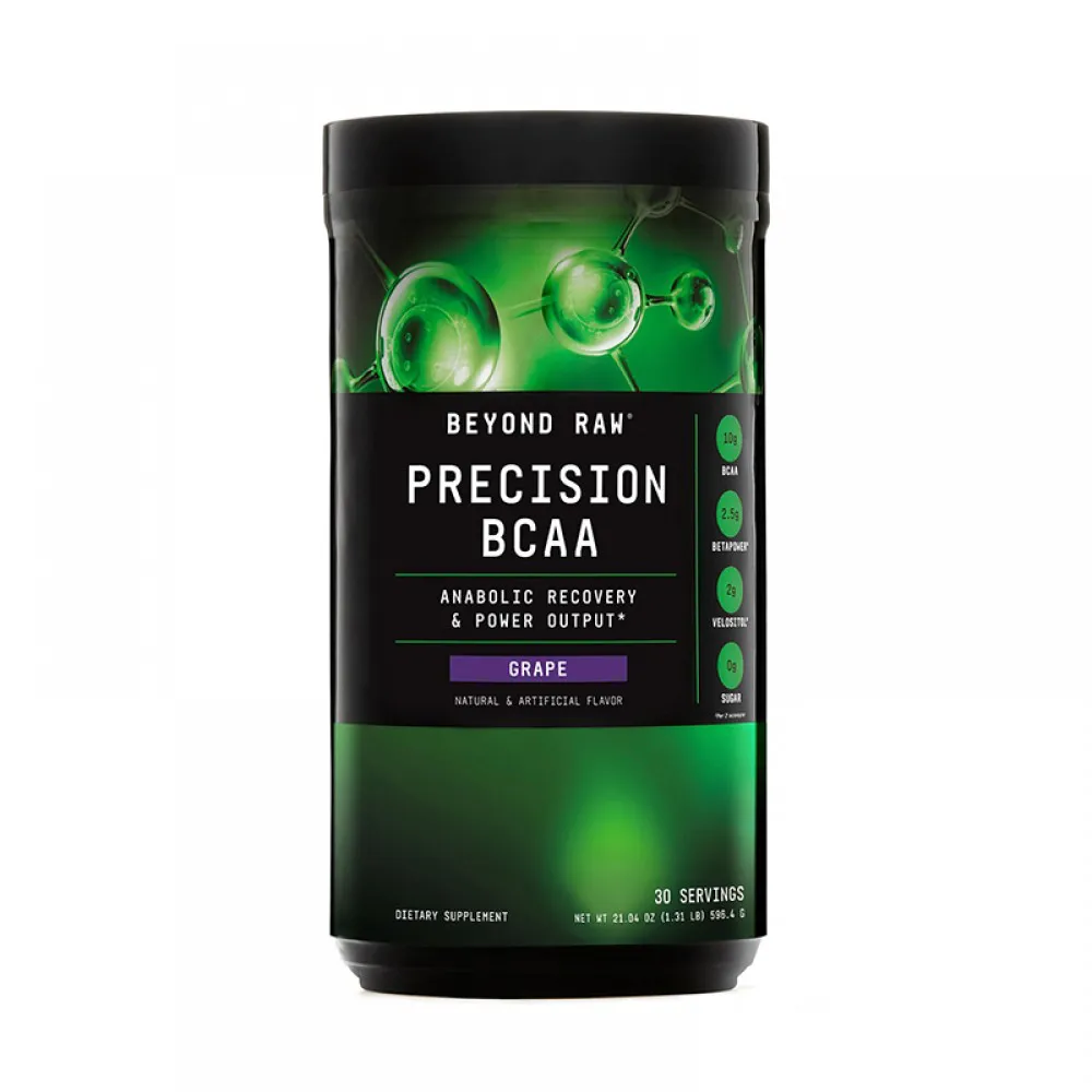 Precision BCAA Aminoacizi cu aroma de struguri (596.4 grame), GNC Beyond Raw