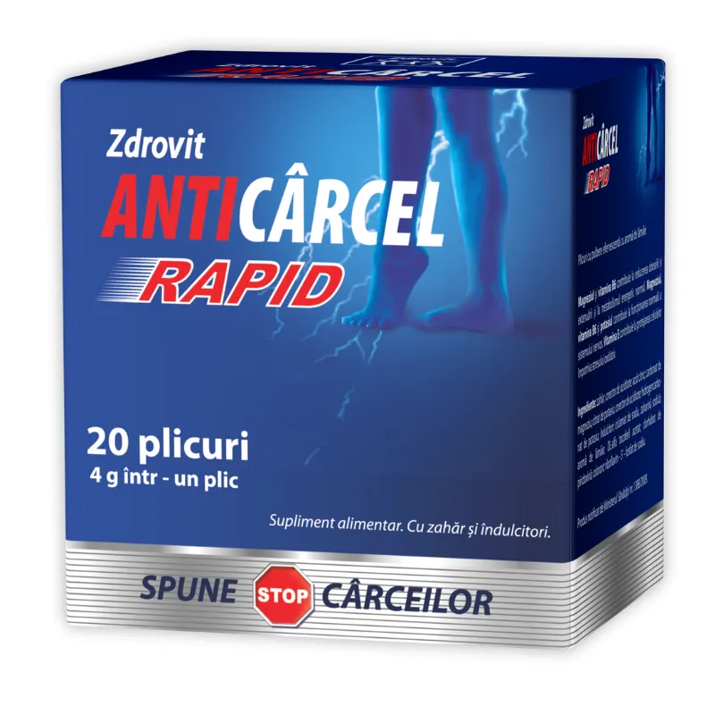 Anticarcel Rapid, 20 plicuri, Zdrovit