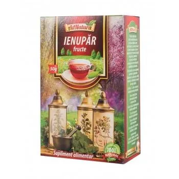 Ceai de ienupar fructe, 50g, AdNatura