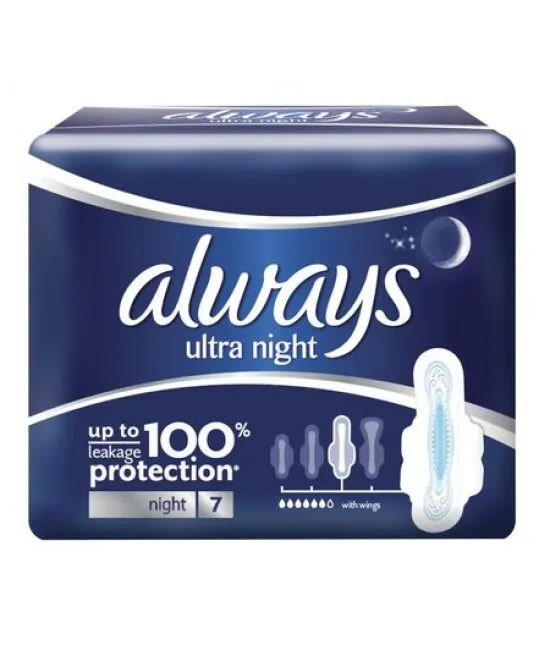 ALWAYS-ULTRA NIGHT X 7 BUC PACHET   PROCTER & GAMBLE