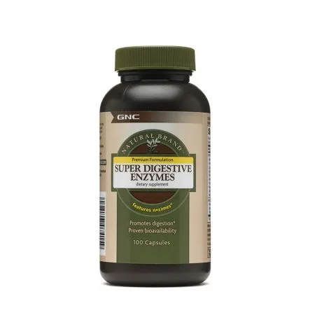 Super enzime digestive Natural Brand (180311), 100 capsule, GNC