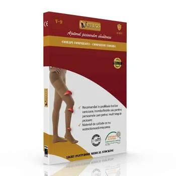 Ciorapi compresivi medicali tip dres 8-11 MmHg V-9 XL, 1 bucata, Varilegs