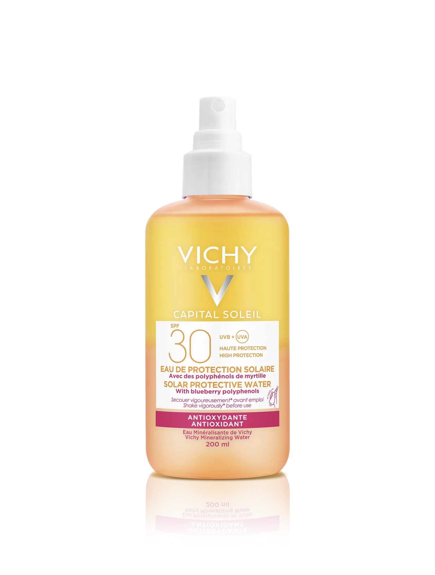 VICHY CAPITAL SOLEIL APA PROTECTIE SOLARA ANTIOXIDANTA SPF30+ 200ML