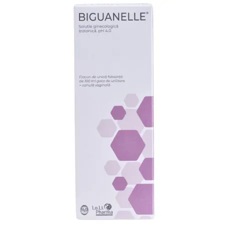 Solutie izotonica ginecologica cu pH 4 Biguanelle, 100 ml, Lo Li Pharma