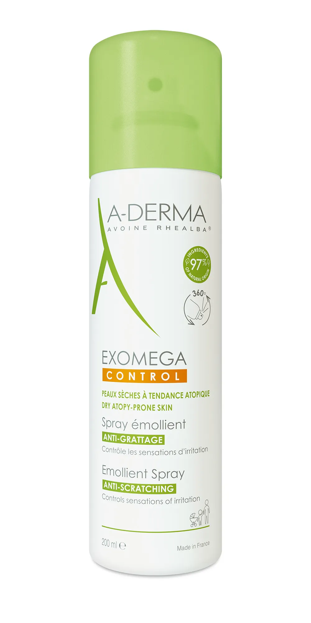 Exomega Control spray emolient, 200 ml, A-Derma