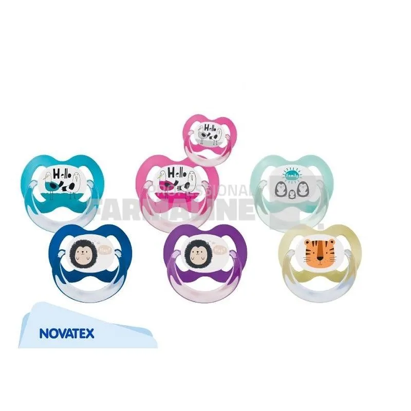 Baby Nova Suzete silicon ortodontice 18+ luni 2 bucati