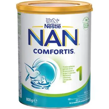 Lapte praf Nan 1 Comfortis +0 luni, 800g, Nestle