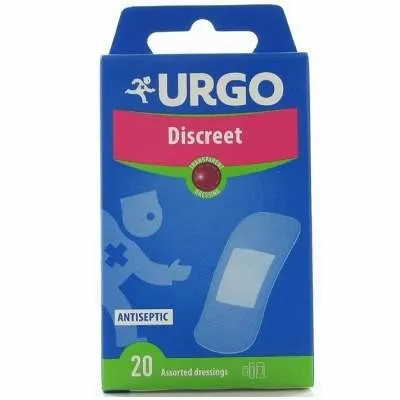 URGO PLASTURI DISCRET TRANSPARENT 20BUC