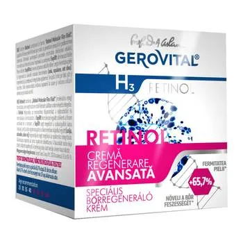 Crema pentru regenerare avansata H3 Retinol, 50ml, Gerovital