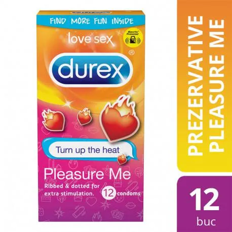 Prezervative Durex Pleasure Me 12 bucati