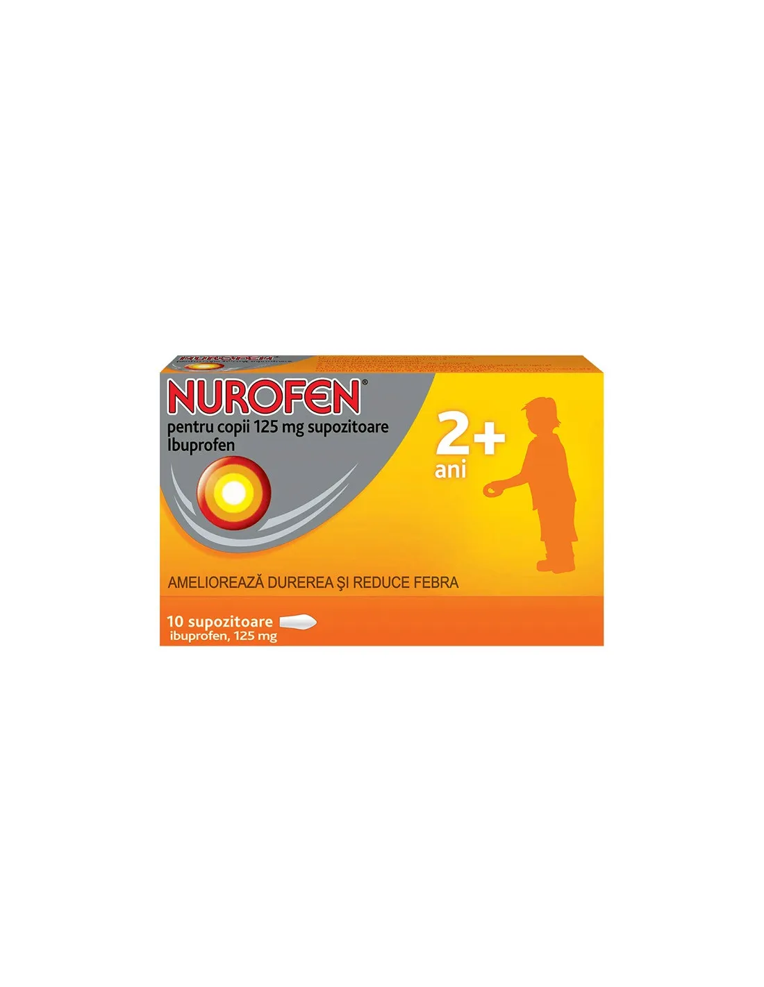 NUROFEN PENTRU COPII 125 mg x 10 SUPOZ. 125mg RECKITT BENCKISER HE