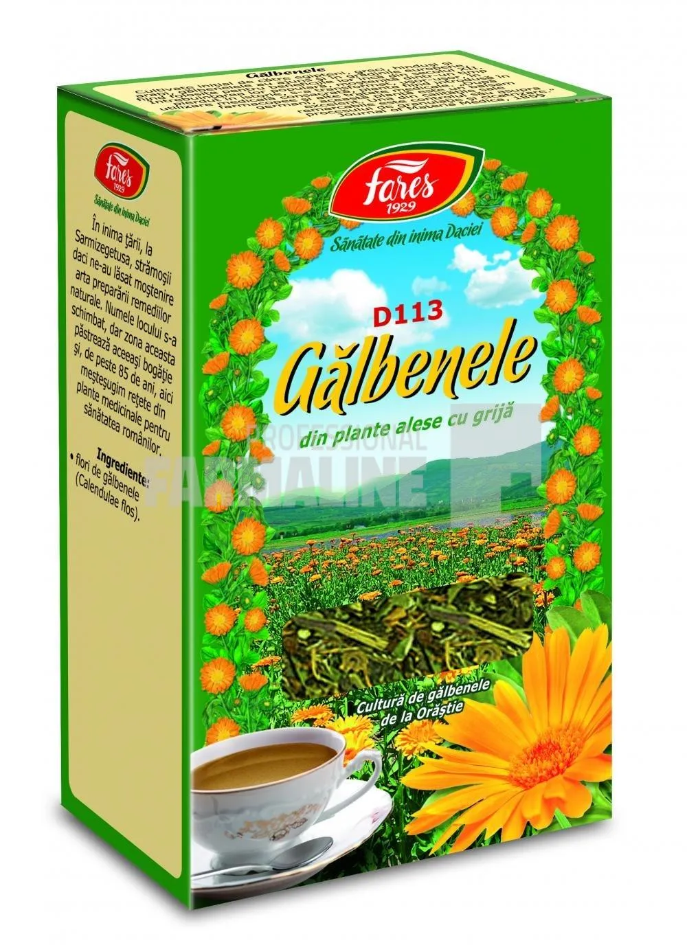 Fares Ceai galbenele flori 50 g