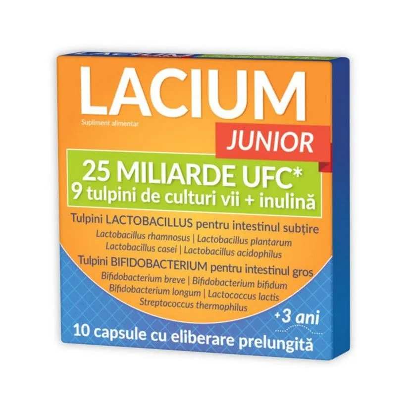 ZDROVIT LACIUM JUNIOR 25 MILIARDE UFC X 10 CAPSULE