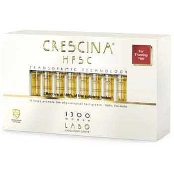 Tratament pentru par Crescina HFSC Transdermic 1300 Woman, 20 fiole, Labo